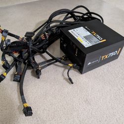 Corsair 750W Power Supply
(TX750) - ATX 12V Power Supply