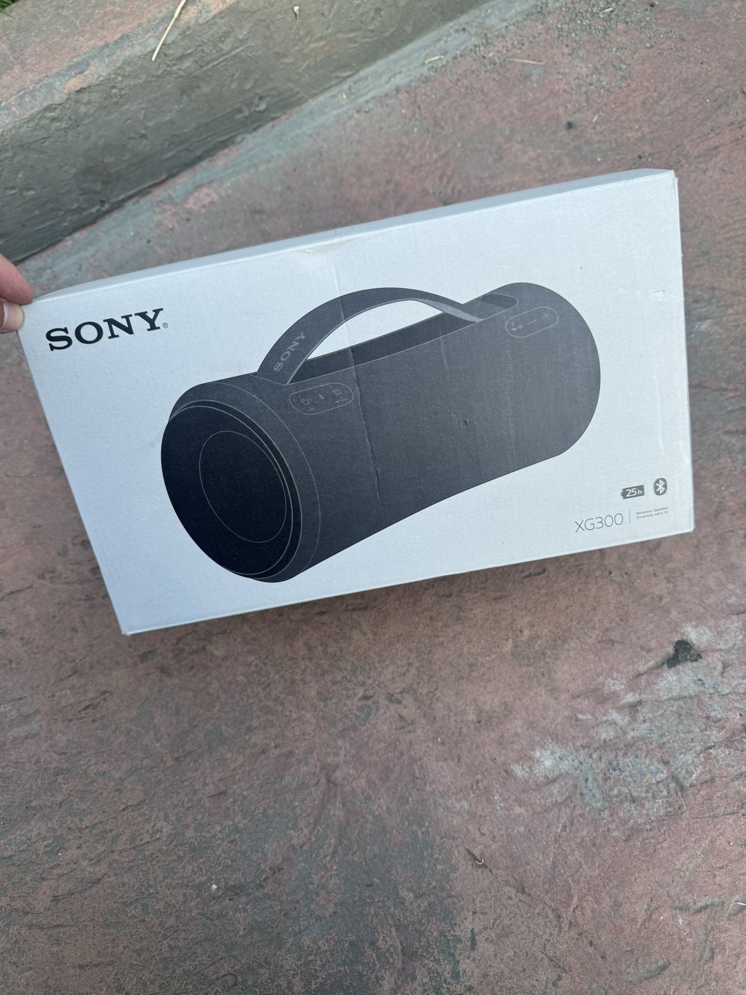 Brand New Sony SRS-XG300 Wireless Portable BLUETOOTH Party Speaker IP67 Water-resistant and Dustproof, Black