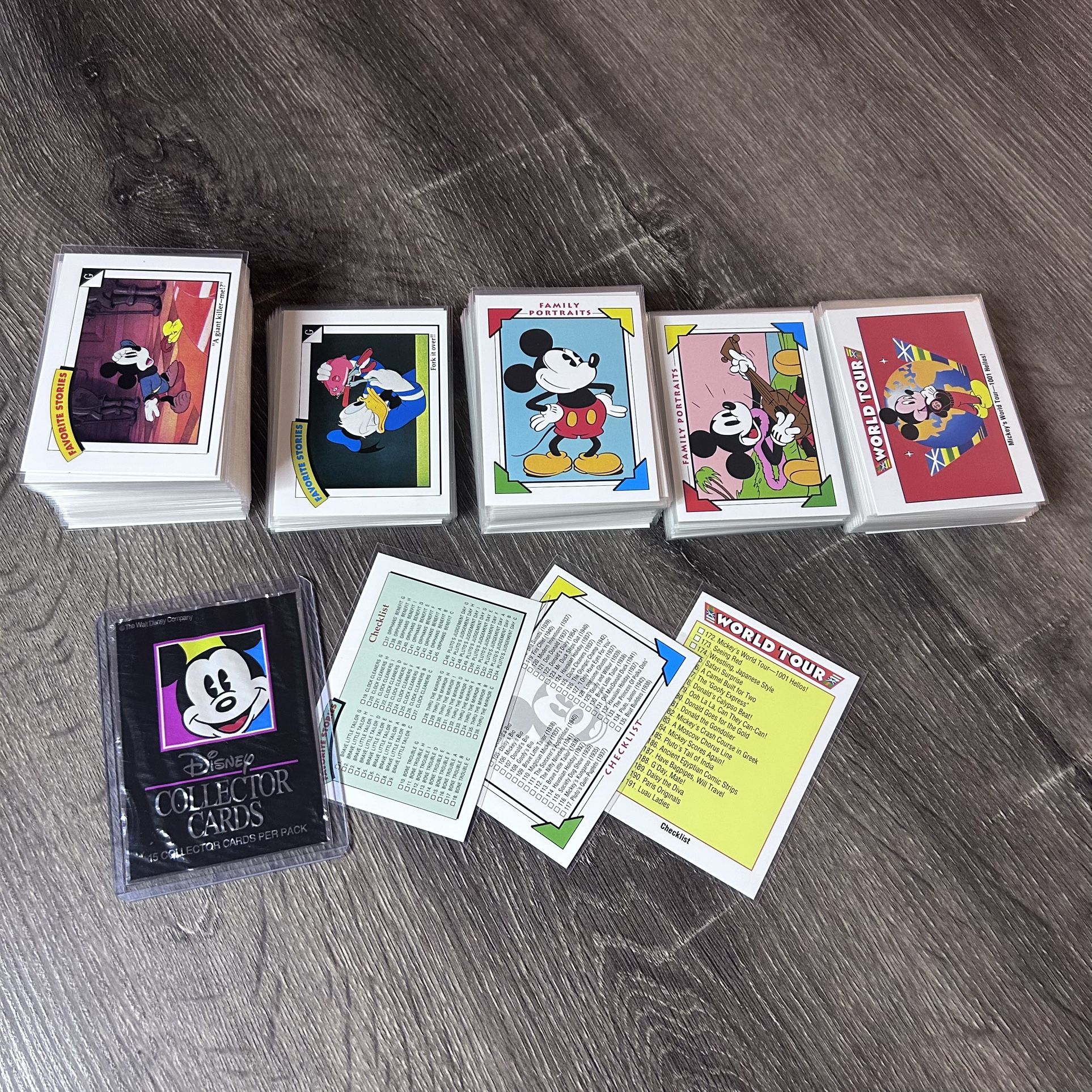 1991 Disney Collector Cards Complete Set