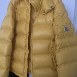 Moncler Maya Yellow Sz 5