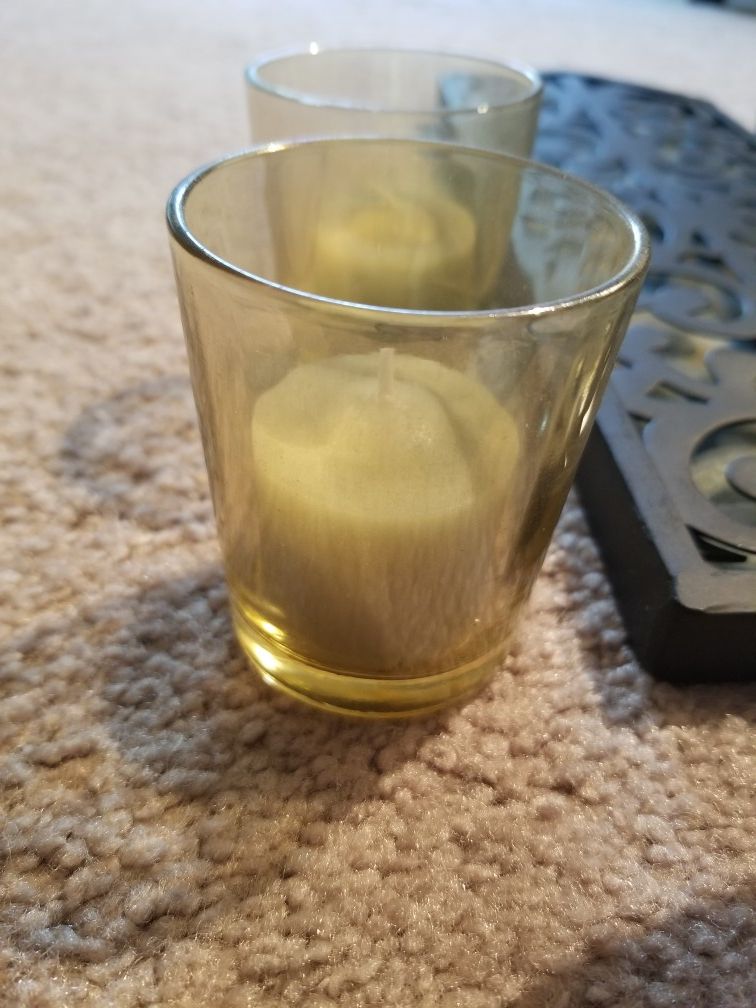 Farmstyle hanging candle holders