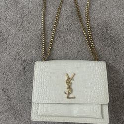 YSL SUNSET SHOULDER CROSSBODY BAG