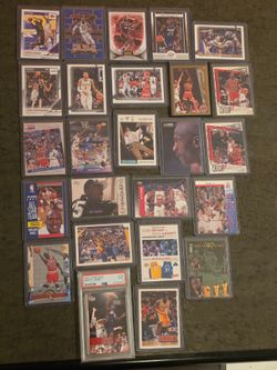 Michael Jordan! Kobe Bryant! LeBron James! Victor Wembanyama! 25 Basketball Cards Lot!