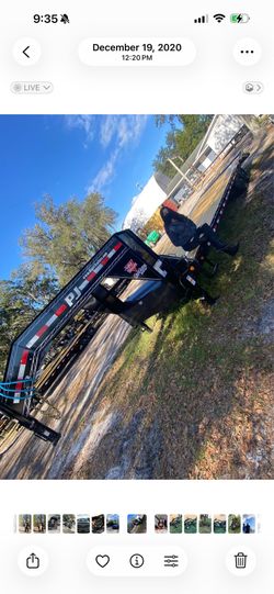 2021 PJ gooseneck flatbed trailer