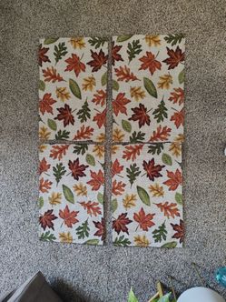 Fall Leaf Tapestry Placemats Set of 4