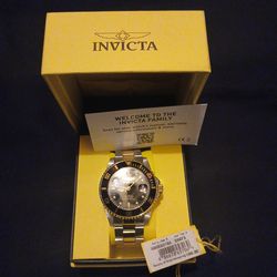 INVICTA Watch It works with body movement when you take it off, it turns off. turns back on when you put it on.