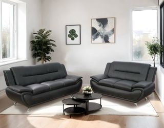 Sofa and loveseat