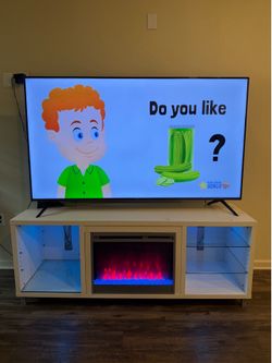 Hisense TV 65” & Light Heater Tv Stand