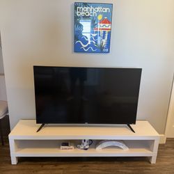 Smart TV and TV Stand (50 Inch TV)