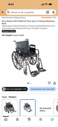 u drive wheel chair silver 2 series
