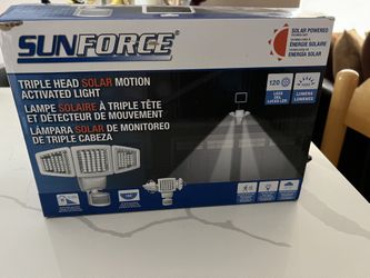 Unforced Solar Motion Lights