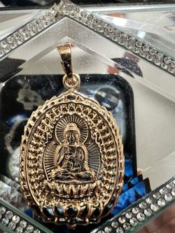 Dije Budda De La Suerte De Oro Laminado De Calidad 