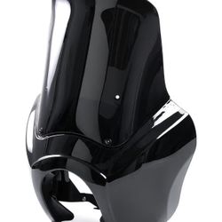 Black Headlight Fairing Cover With Gloss Black Windshield