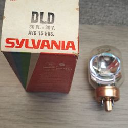 Sylvania DLD 80W 30V Projector Bulb Vintage, 4-Pin Connector