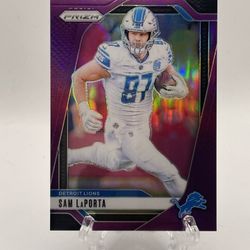 Sam Laporta Purple Numbered Prizm/125