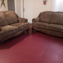 Sofa and Loveseat (Free Delivery In Stockton)