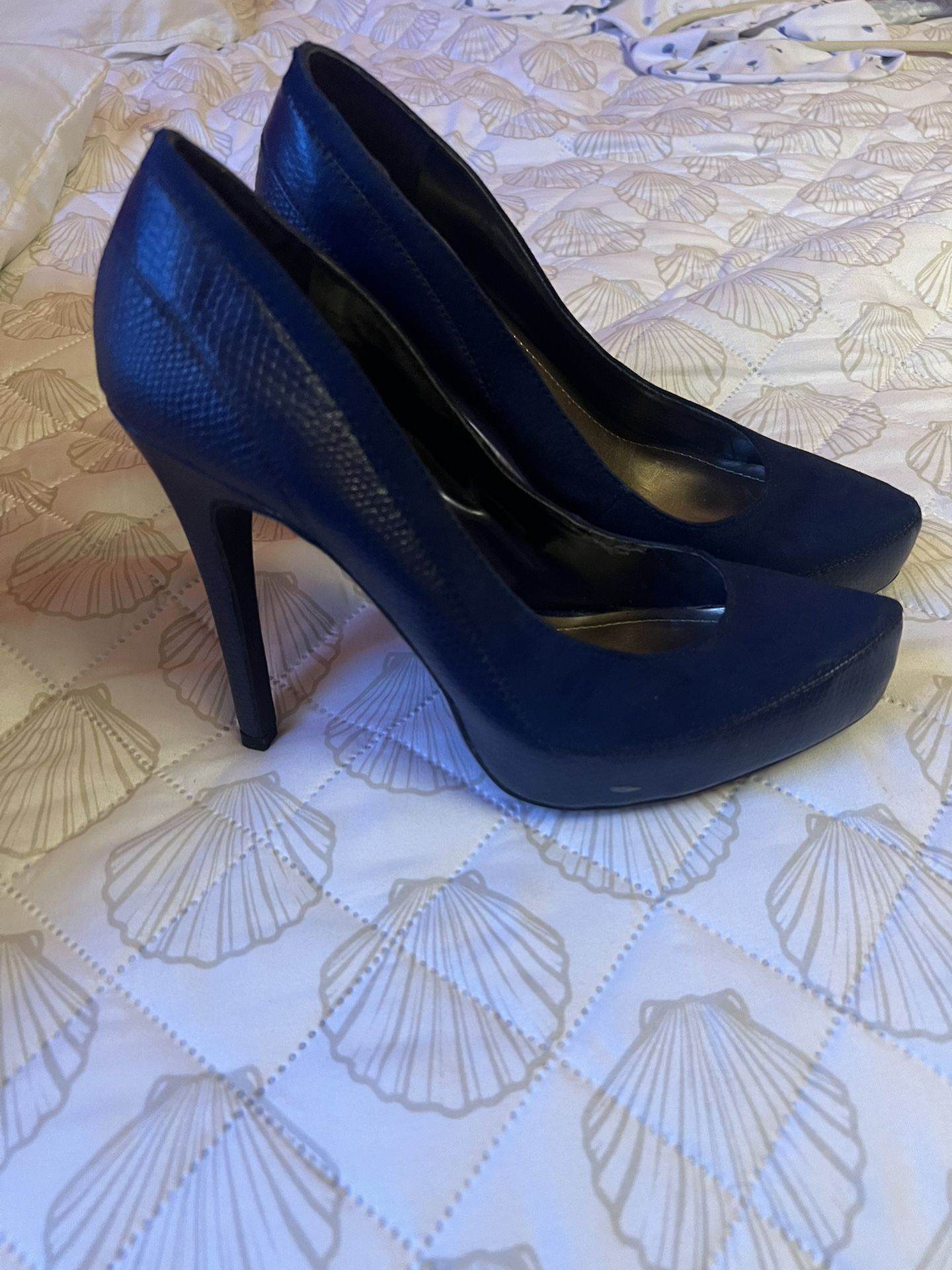 Zapatos Color Azul  Oscuro Precio15