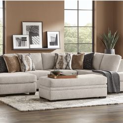 U Shaped Sectional Beige