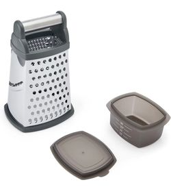 New KitchenAid Box Grater w/ Covered Storage Container,, Dishwasher Safe