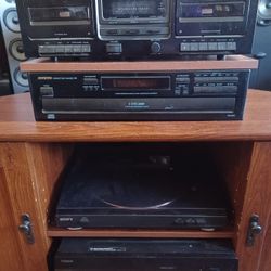 VINTAGE STEREO STACK WITH BLUETOOTH RECEIVER $500 FINAL PRICE READ DESCRIPTION AND SEE 👀 ALL PICTURES 