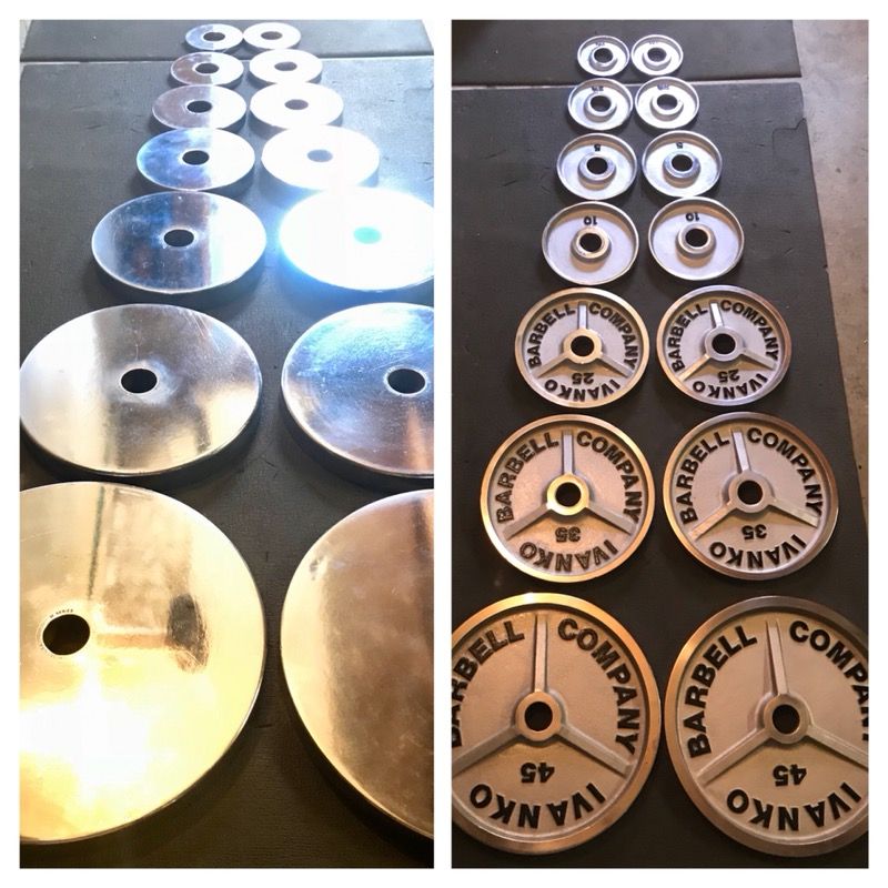IVANKO CHROME M SERIES OLYMPIC WEIGHT SET for Sale in El Cajon, CA