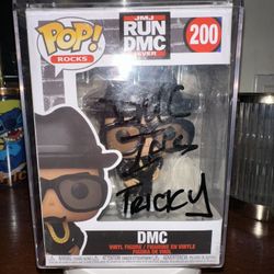 RUN DMC Signed Funko Pop (authenticated)