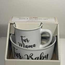 Mug And Pet Bowl Set