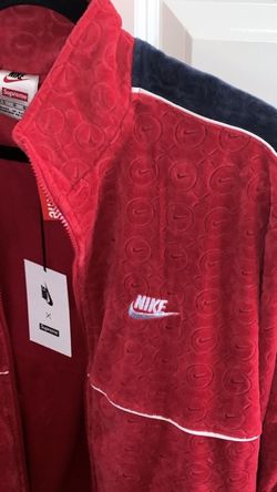 Supreme x Nike Velour Track Jacket
