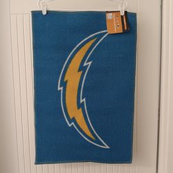 Los Angeles Chargers NFL Powder Blue FANMATS Accent Rug 19in x 30in