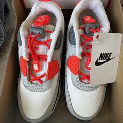 Nike Air Max 90 Toggle PS 'Infrared' SIZE 11c CV0064-100