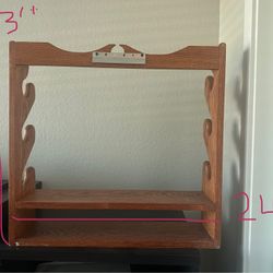 Wooden Gun rack 