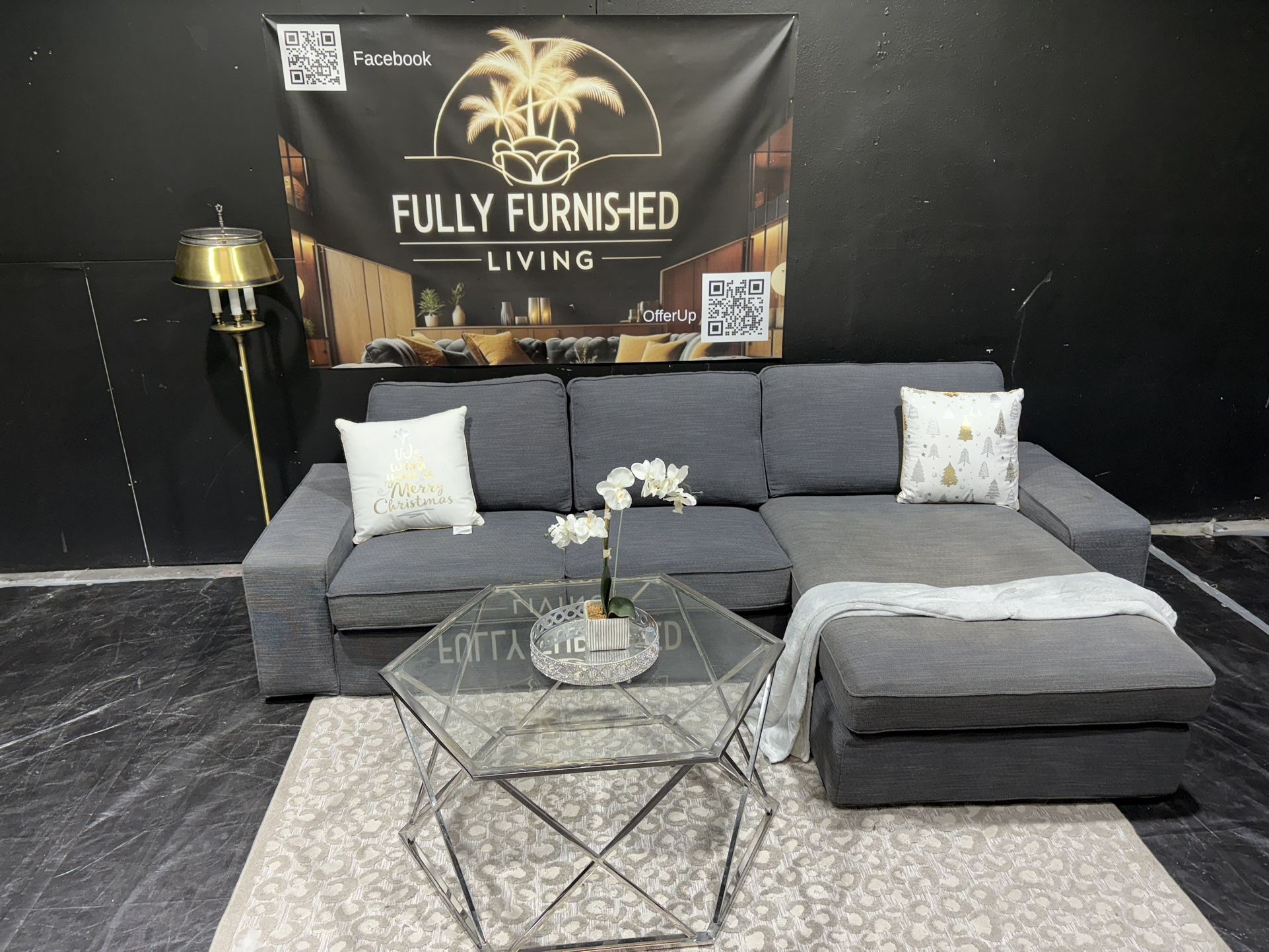 Sectional/couch/sofa,Brand: IKEA, size 109x64, delivery Available ๐