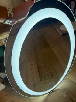 SMIROR 28x36 Oval LED Bathroom Mirror