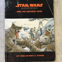 2002 Star Wars "Arms and Equipment Guide" Roleplaying Game Wizards D20 System