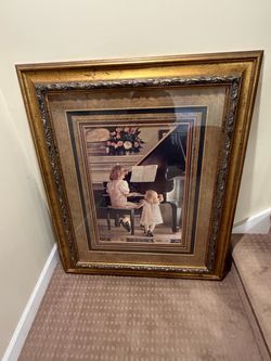 Large Framed Art Print - "Dress Rehearsal" (38" x 46")