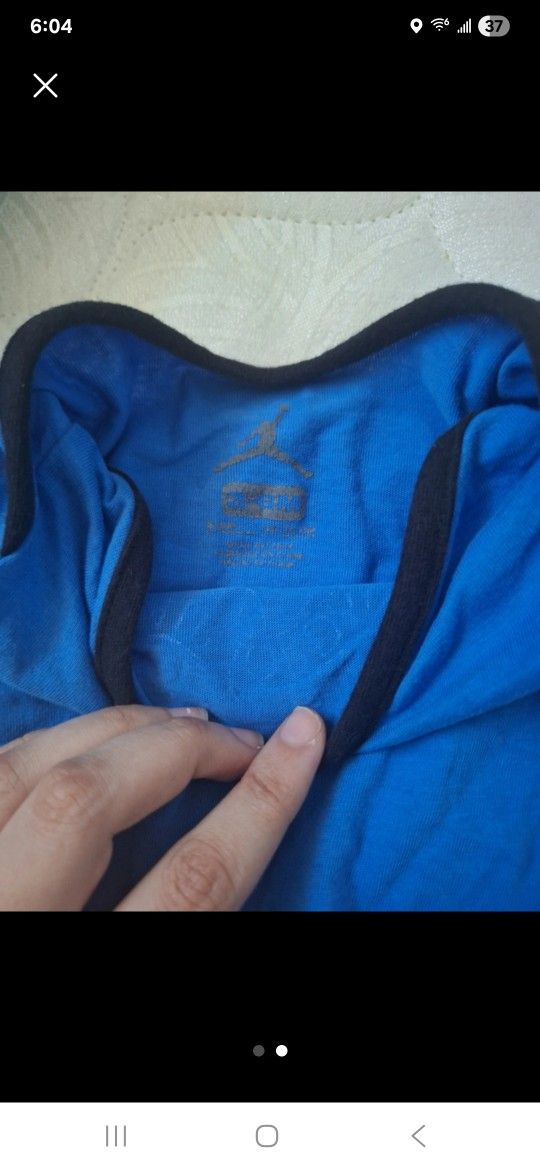 Air Jordan Baby Blue Onesie - Size 3-6 Months