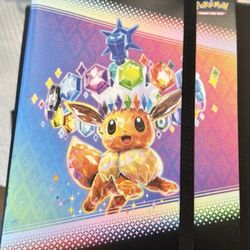 Prismatic Evolutions Binder Collection (BINDER ONLY) Eevee Binder NEW!!