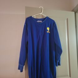 Tweety Bird Slippers And Footie Pjs