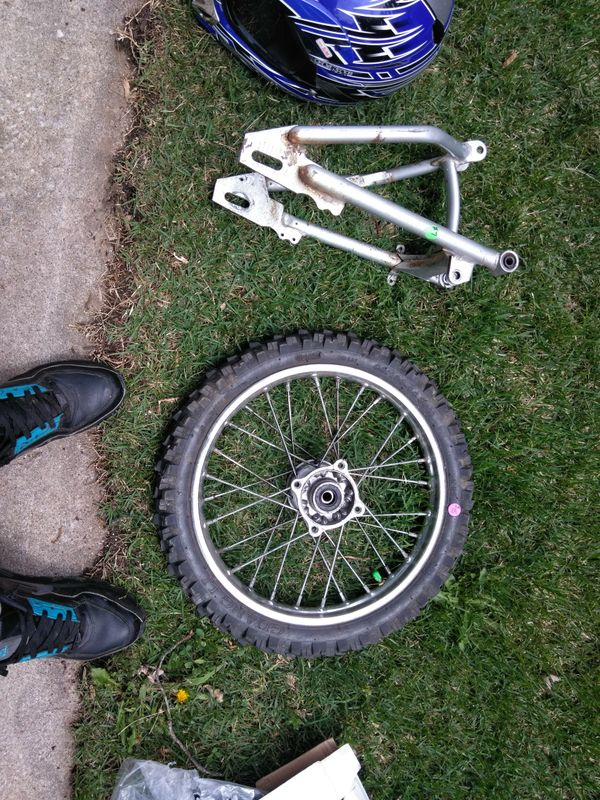 Dirt bike Rim, Pitbike Subframe for Sale in Independence, MO OfferUp