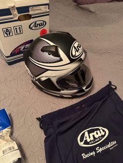 XS Arai Full Faced motorcycle Helmet