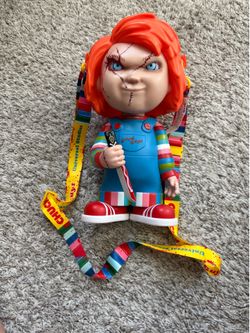 Chucky popcorn bucket from Universal Studios talking