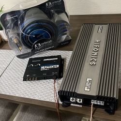 Amplificador subwoofer monobloque Hifonics BE35 2500.1D Brutus Elite 2500 vatios  