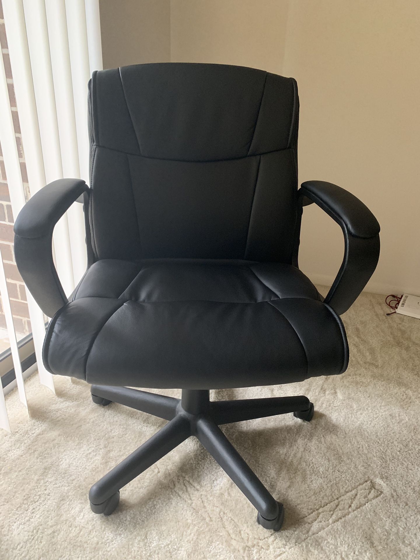 Office chair- Pretty comfy and barely used. In an excellent condition. Pick up at Gaithersburg,MD