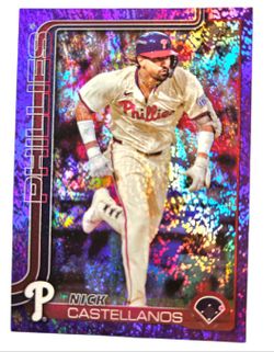 2025 Topps Baseball Purple Rainbow & Holo Foil 247/250