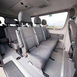 F/S: BRAND NEW 2007-2018 MERCEDES DODGE SPRINTER PASSENGER VAN SEATS MIDDLE BENCH SEAT DARK GRAY/BLACK 3 SEATS