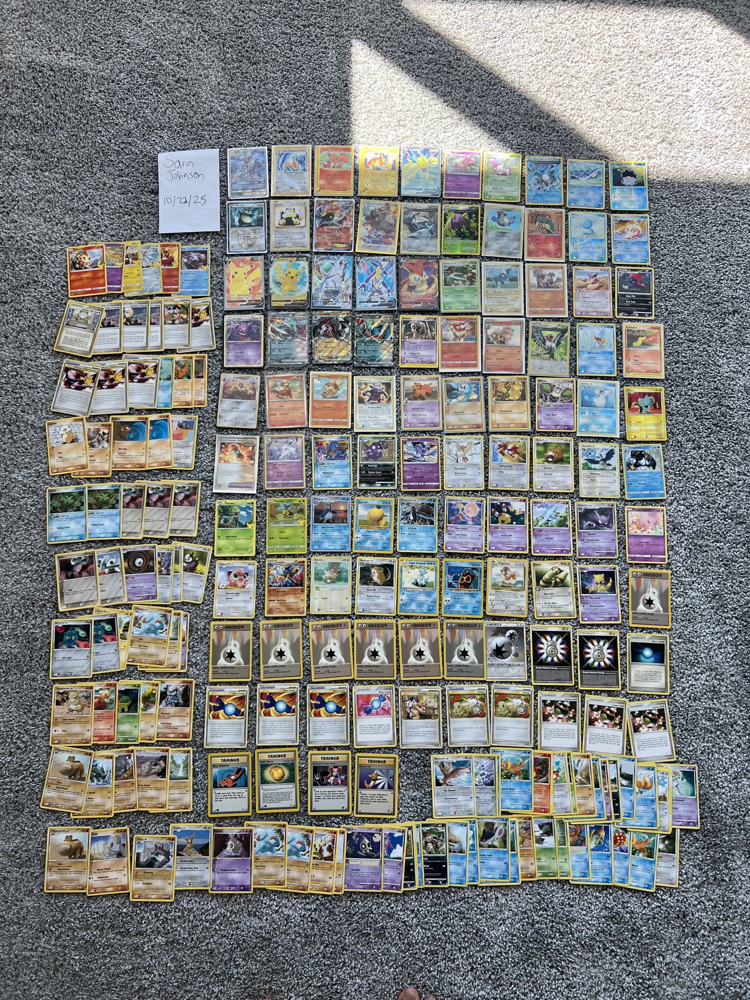 205 Pokemon Card Collection (OBO)