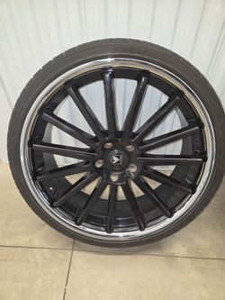Asanti Black label 24" Rims "TIRES NO GOOD"