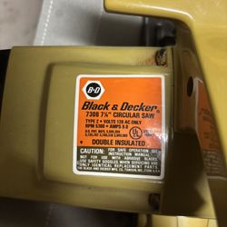 Black And Decker Circular Saw 