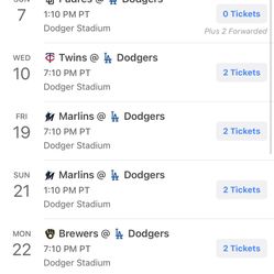 Dodger Tickets 
