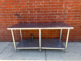 Work table prep table 30” x 72” stainless steel